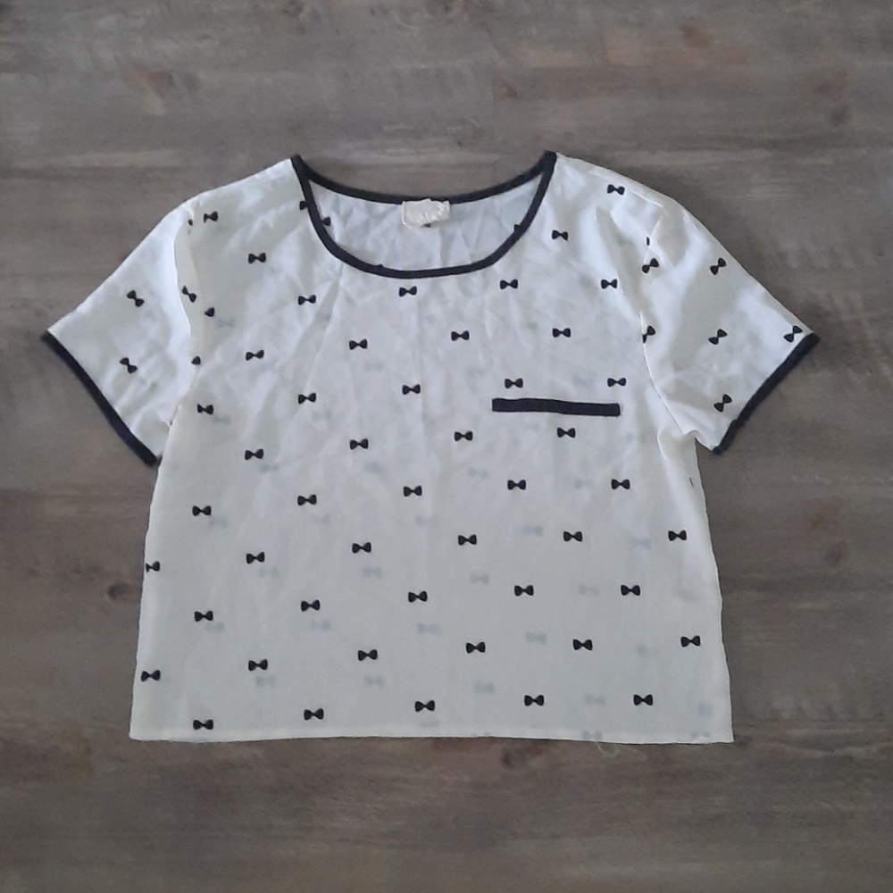 💙Cropped blouse‎